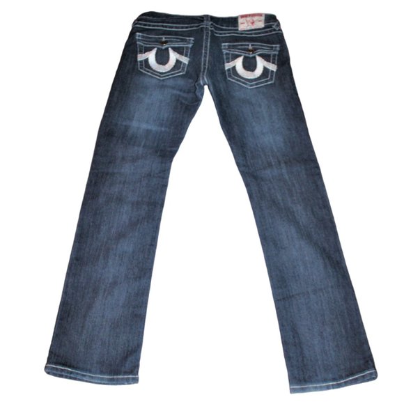 True Religion World Tour Joey Super T Memphis Blue Wash Denim Jeans, Siz… - Picture 7 of 10